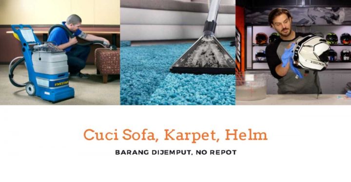 Jasa Cuci Sofa, Karpet, Spring bed, Helm Harga murah terbaru 2021