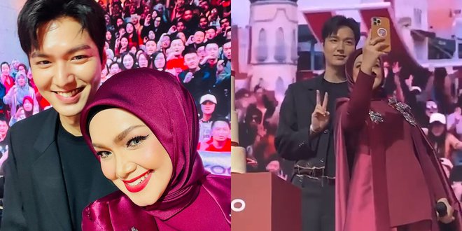 Momen Lee Min Ho Selfie Serempak Siti Nurhaliza, Senyum Manis Si Bintang film Mencairkan Jiwa